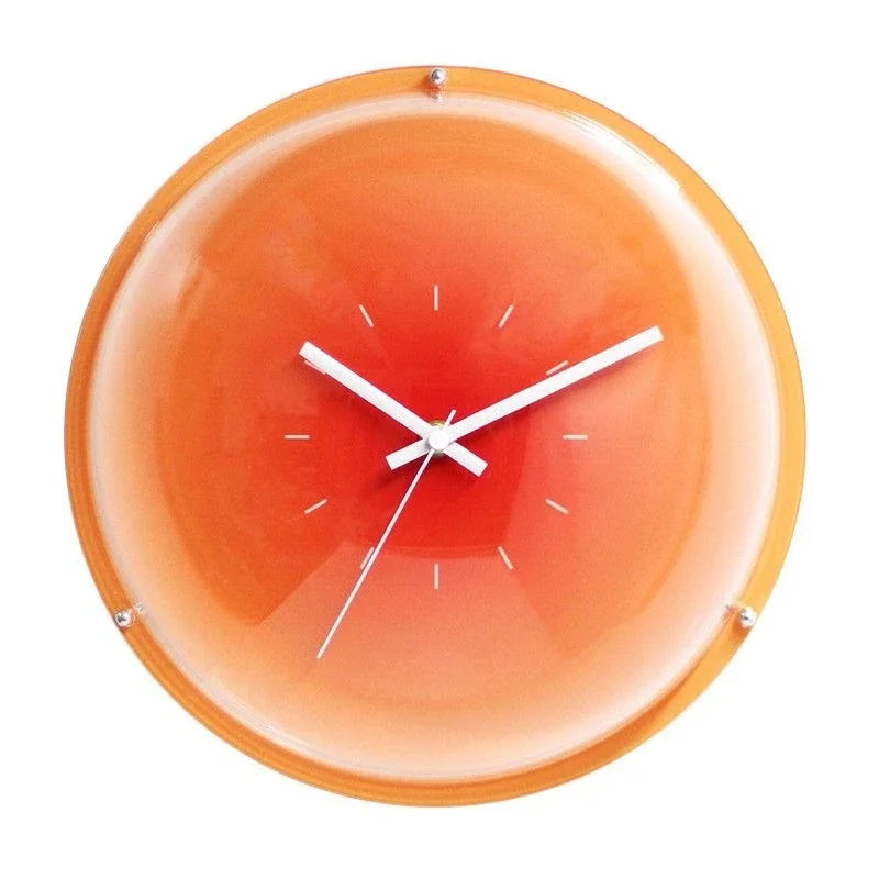 

Nordic sunset clock personalized transparent bubble clock home desktop Internet celebrities ins style living room silent new wa