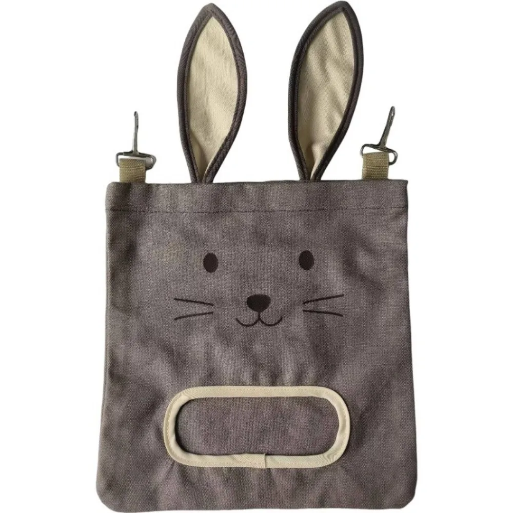 Hanging Design Guinea Pig Feeder With Hooks 2/3holes Forage Bag Storage Holder Bunny Design Hay Feeder Bunny Feeding
