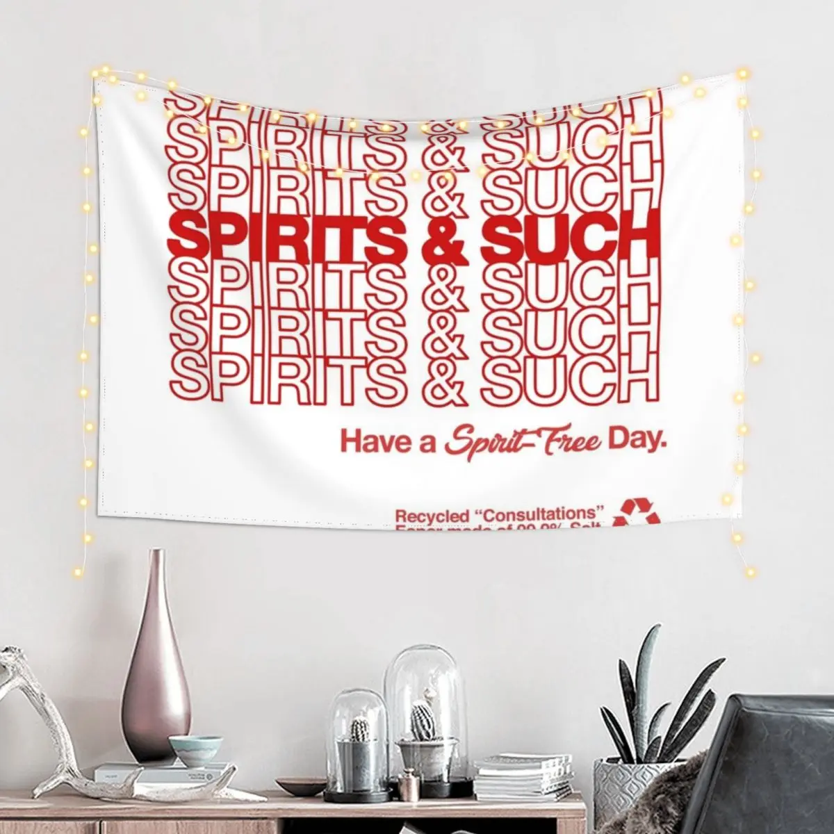 Reigen Arataka's Spirits and Such: Consultation Office (Red) Tapestry Nordic Home Decor Cute Decor Tapestry