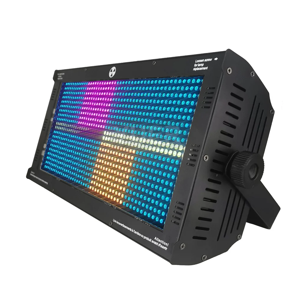 YUER Martin Strobe RGBW LEDs 8+8 Segment 280W Strobe Flash Light Professional DJ Disco Party Club KTV Concert Stage Lighting