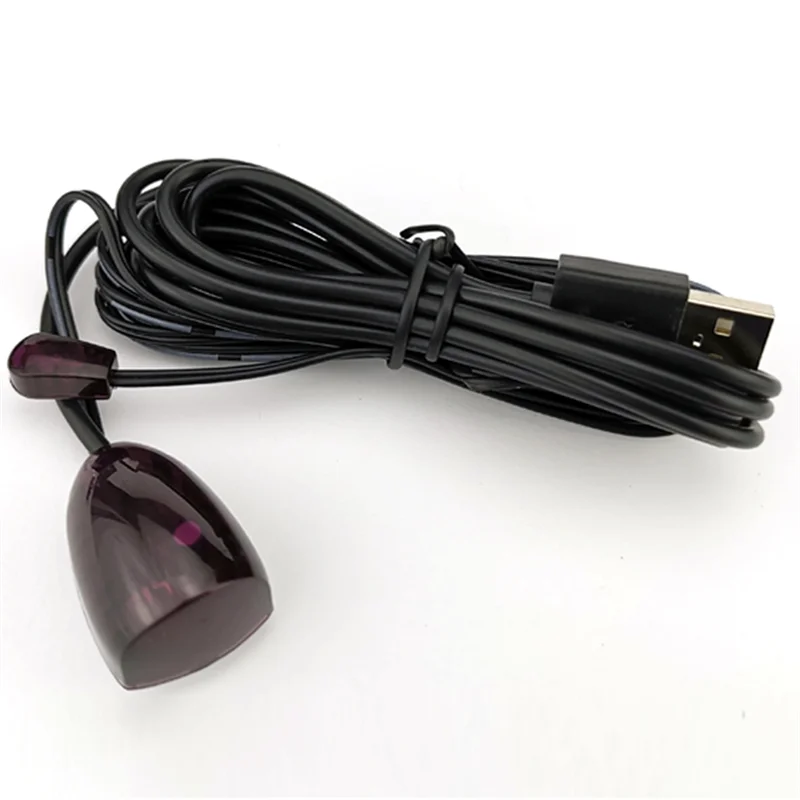 New--Infrared IR Remote Extender Repeater Receiver USB Adapter Transmitter Applies To Remote Control Devices 2M With Lights Dura