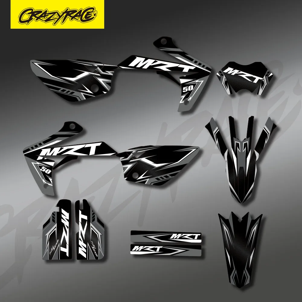 Motocross Team Background Graphics Decal Stickers Kits For Rieju MRT 50 2009 2010 2011 2012-2021 Mrt50 Number Decoration Custom