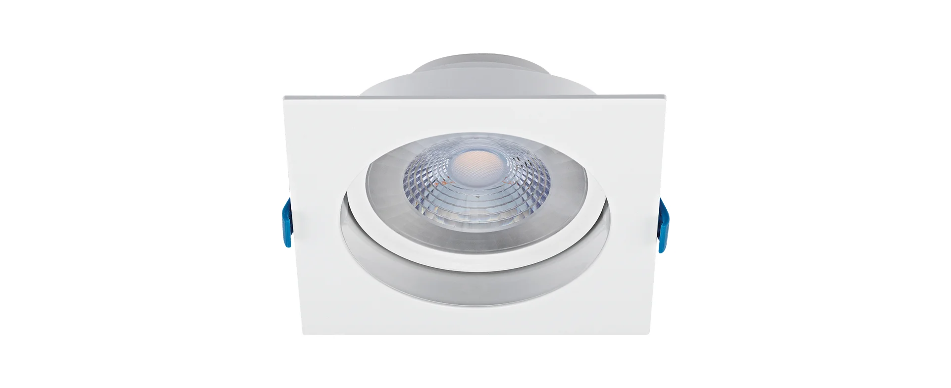 Embed Spot Easy Evo Recessed 14x14cm White Square Led 12W 30 ° Bivolt 3000K Hot Stella 3000K Hot