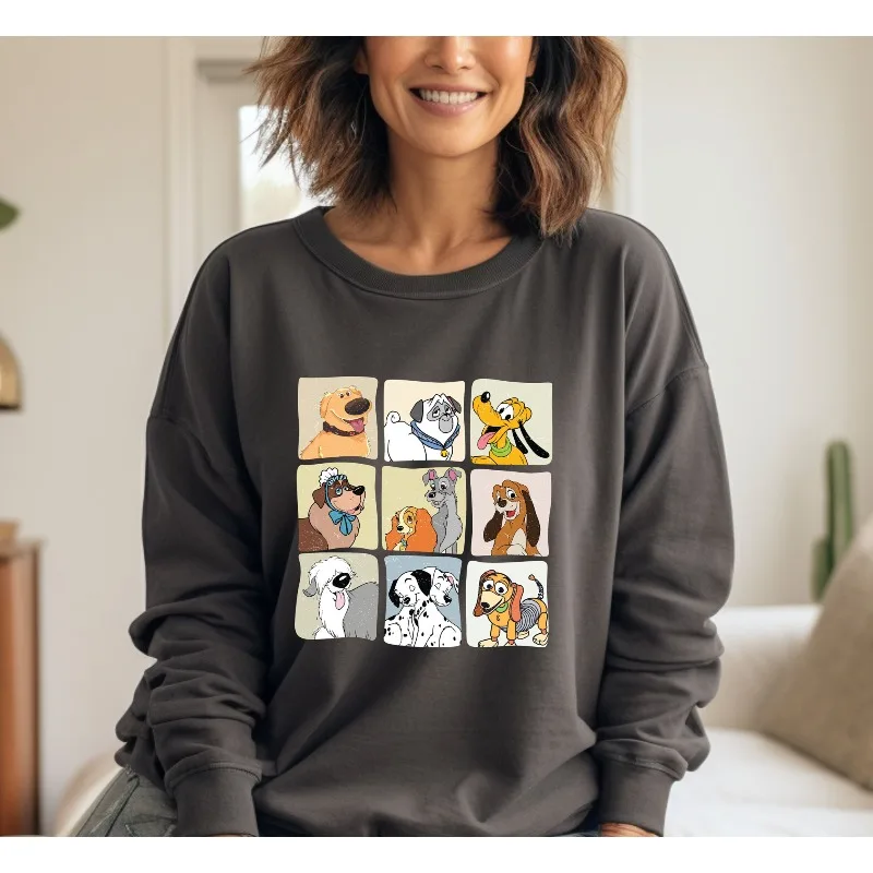 سويت شيرت Dog، سويت شيرت كلب ديزني اللطيف، سويت شيرت ديزني دوجز، سويت شيرت Dug Nana Pluto، رحلة ديزني #3
