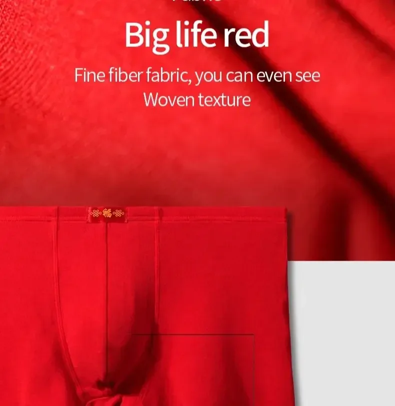 

5PCSMen's underwear, men's briefs, gifts for men in the year of their zodiac sign, thin four-cornered trousers, and underpants