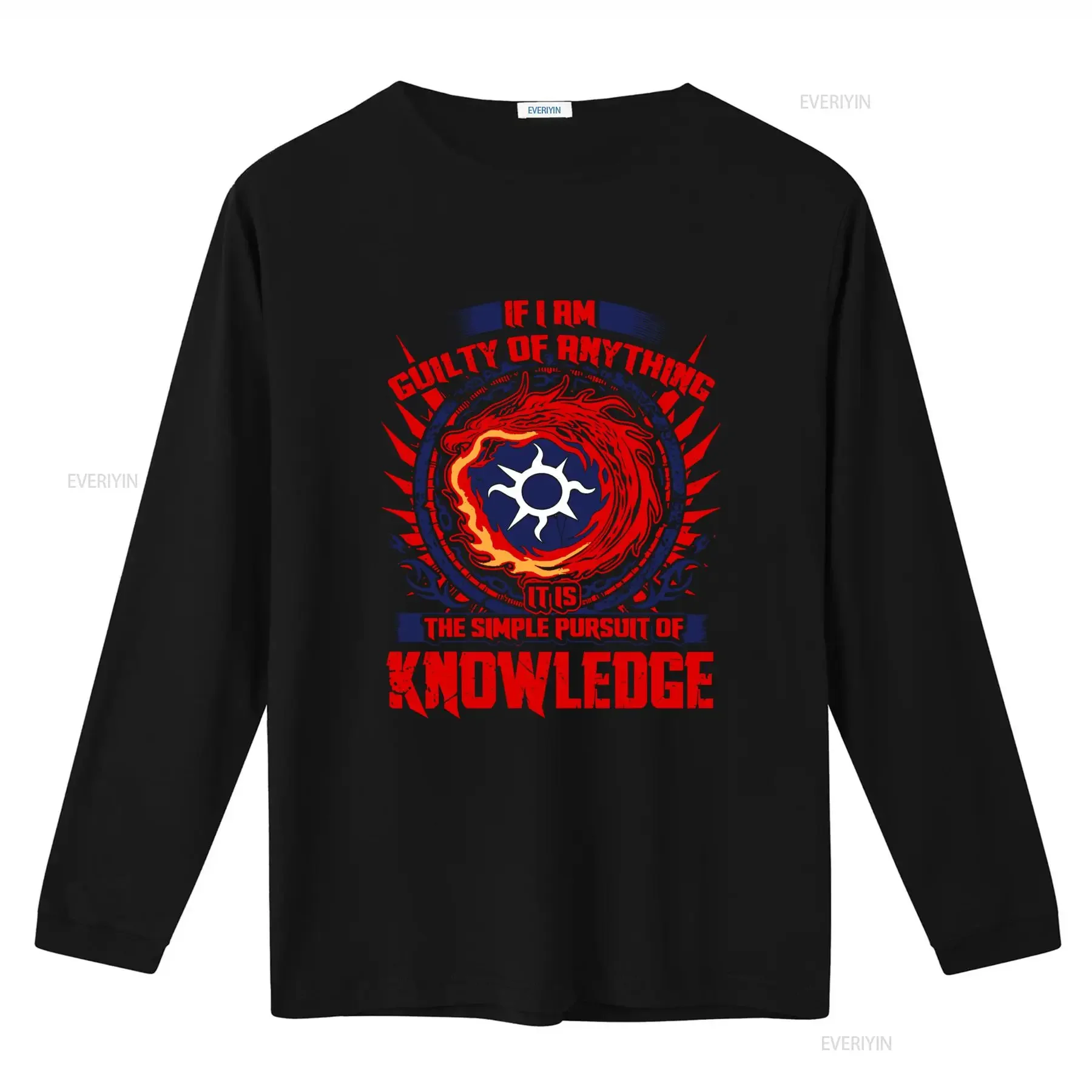 Made in USA Black Legion T Thousand Sons Shirt If I Am Guilty Of Pursuing Knowledge Design Sizes S 5XL vintage Washed Unisex