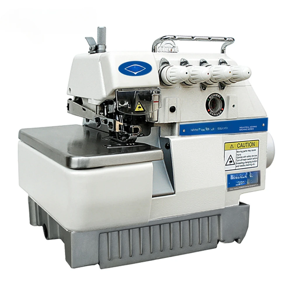 for HK-747D direct drive low noise industrial Multi-functional Overlock Sewing Machine for common fabric