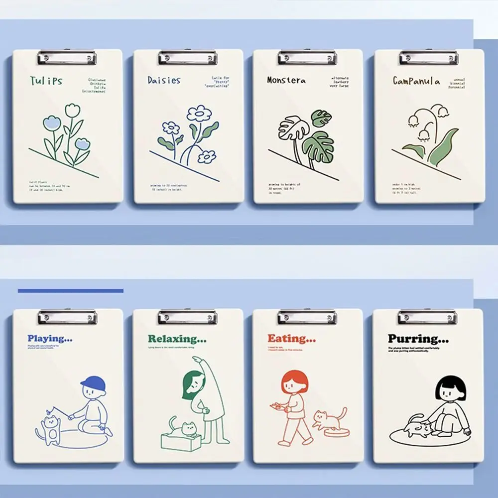 Signature Board A4 File Folder Board Clamp With Low Profile Gold Clip Document Folder Drawing Writing Clipboard