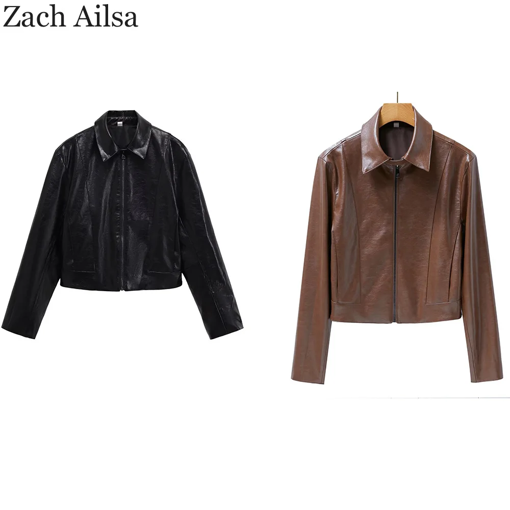 

Women's new fashion style versatile lapel loose short suit long sleeved jacket