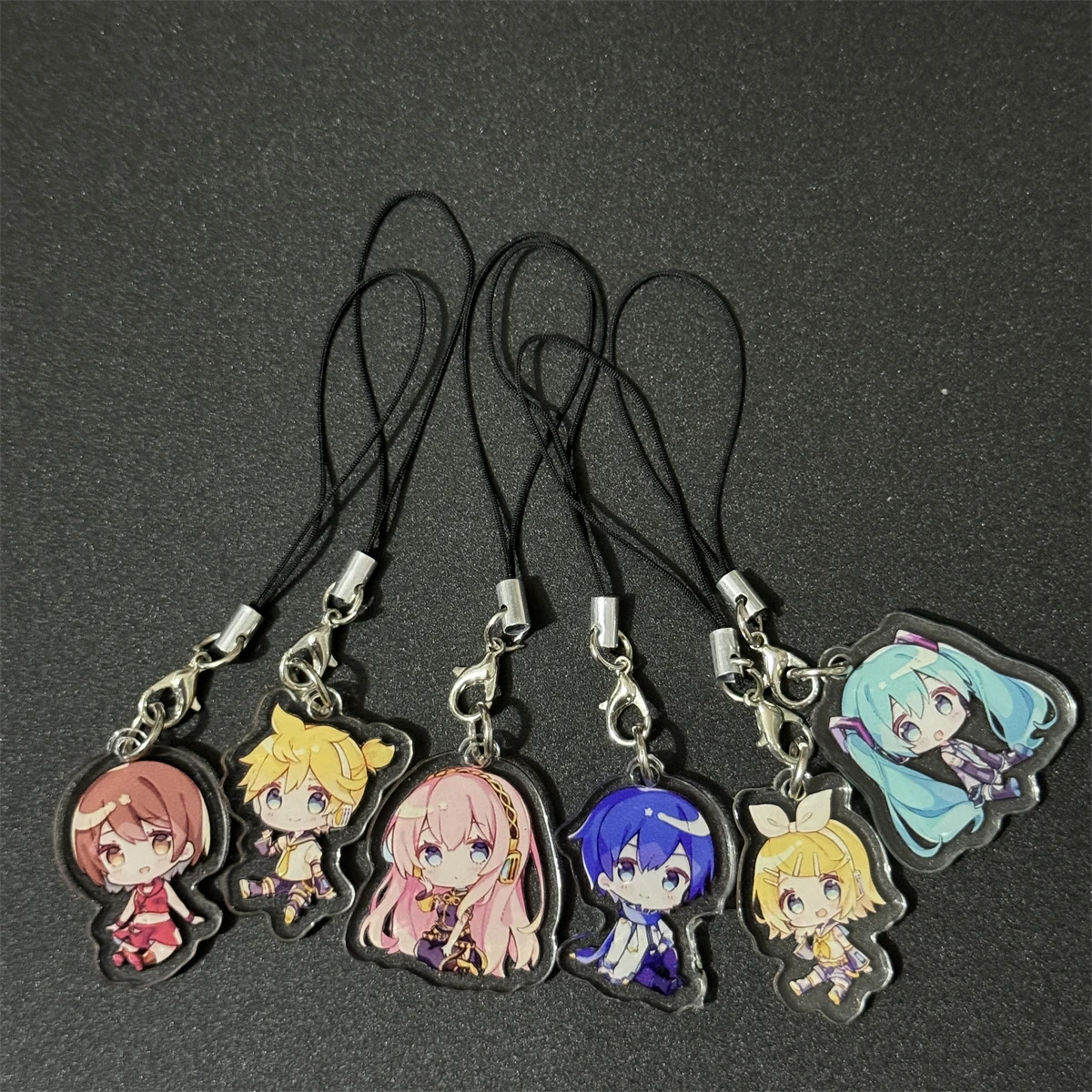 Anime GOODS Acrylic Keychain cute y2k anime mobile phone chain for bag keys car key bag backpack collection display accessories