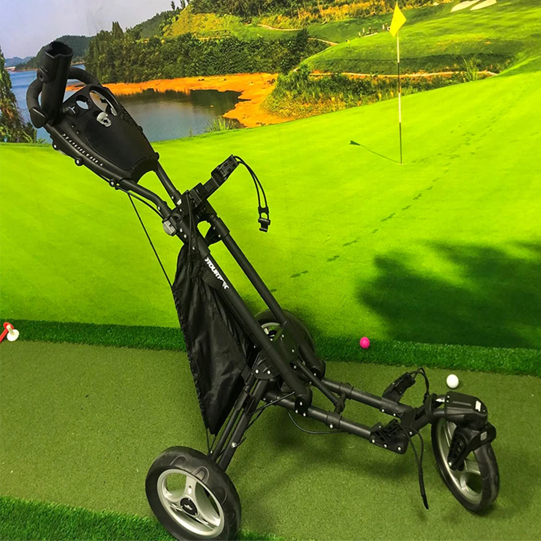 Trolley with Lithium Battery 3 WHEEL Cheap Electric Golf Cart Electric Golf Scooter Foldable Remote Control Golf