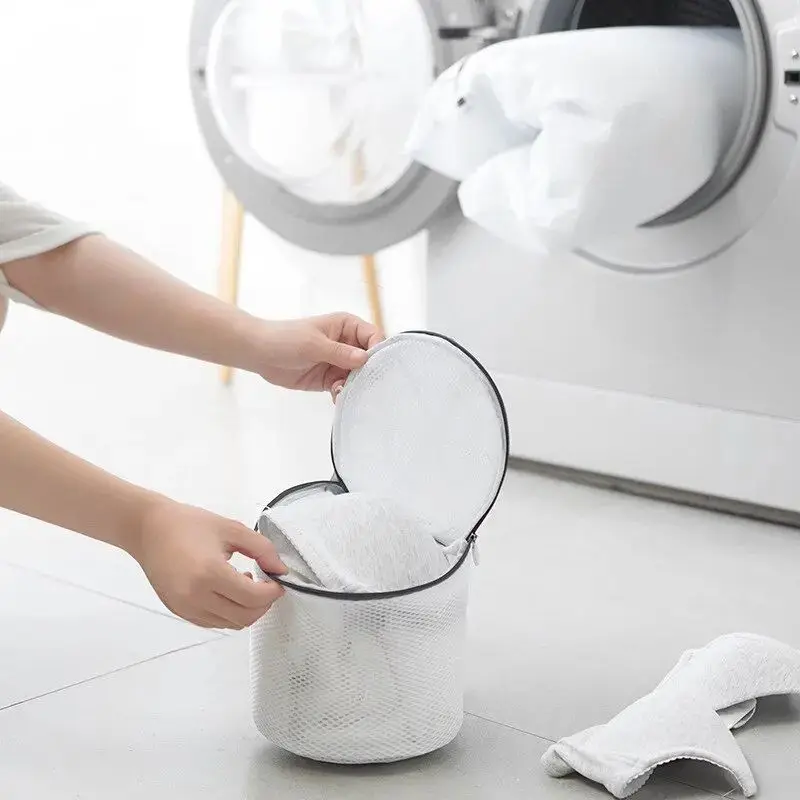1 قطعة أكياس الغسيل شبكة العناية بالملابس وحقيبة الغسيل مجموعة كبيرة شبكة الصدرية غسل الملابس صافي حقيبة
