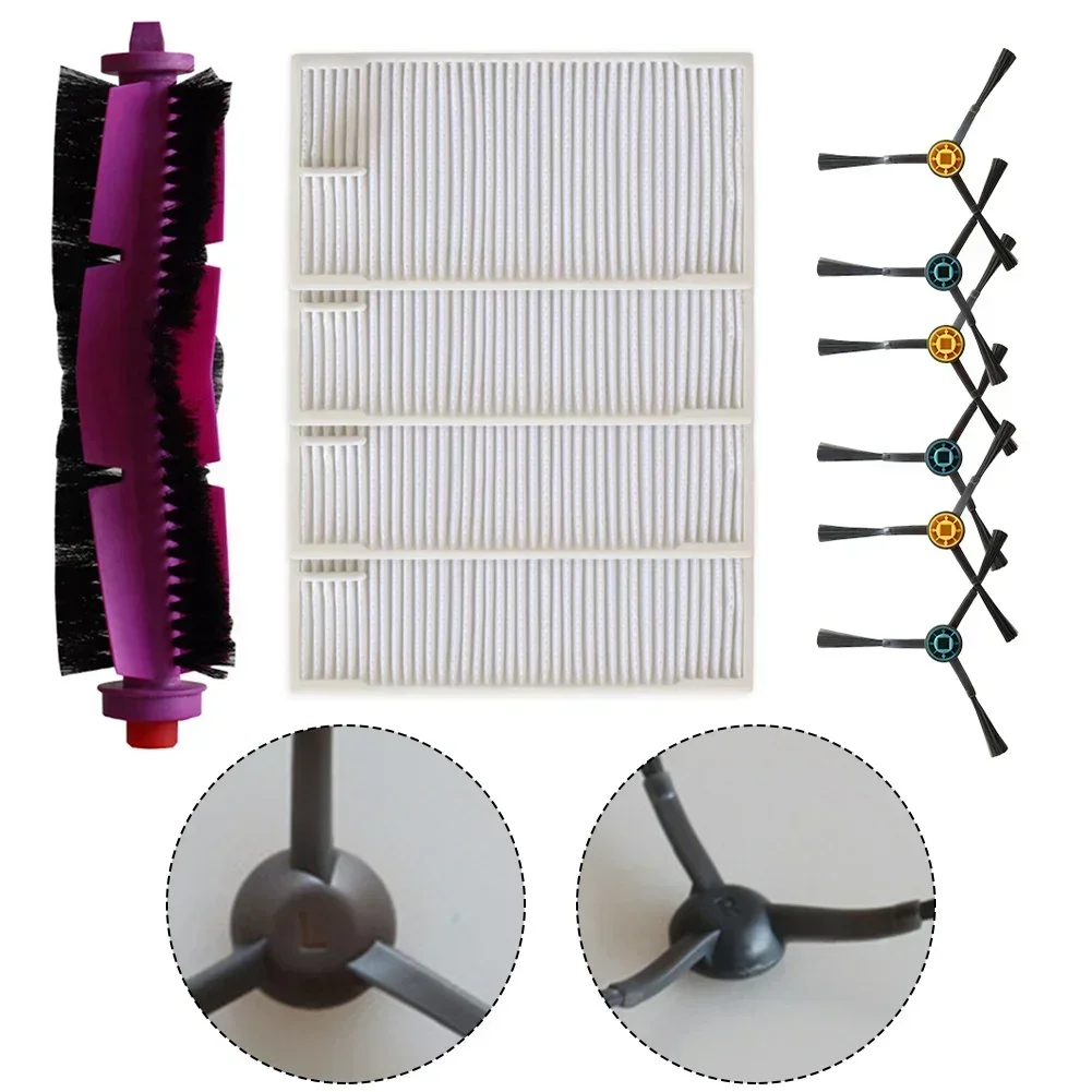 11 шт. для Mi-dea V12 для Eureka J12 Ultra, аксессуары для пылесоса, основная щетка, боковая щетка, комплект фильтров, запасная часть