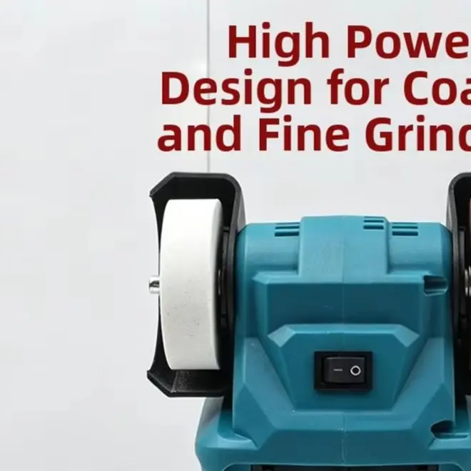 Cordless Grinder Polisher With Dual Wheels For Sharpening Knives Drills Rust Removal Compatible With BL1820B BL1830B BL1850B