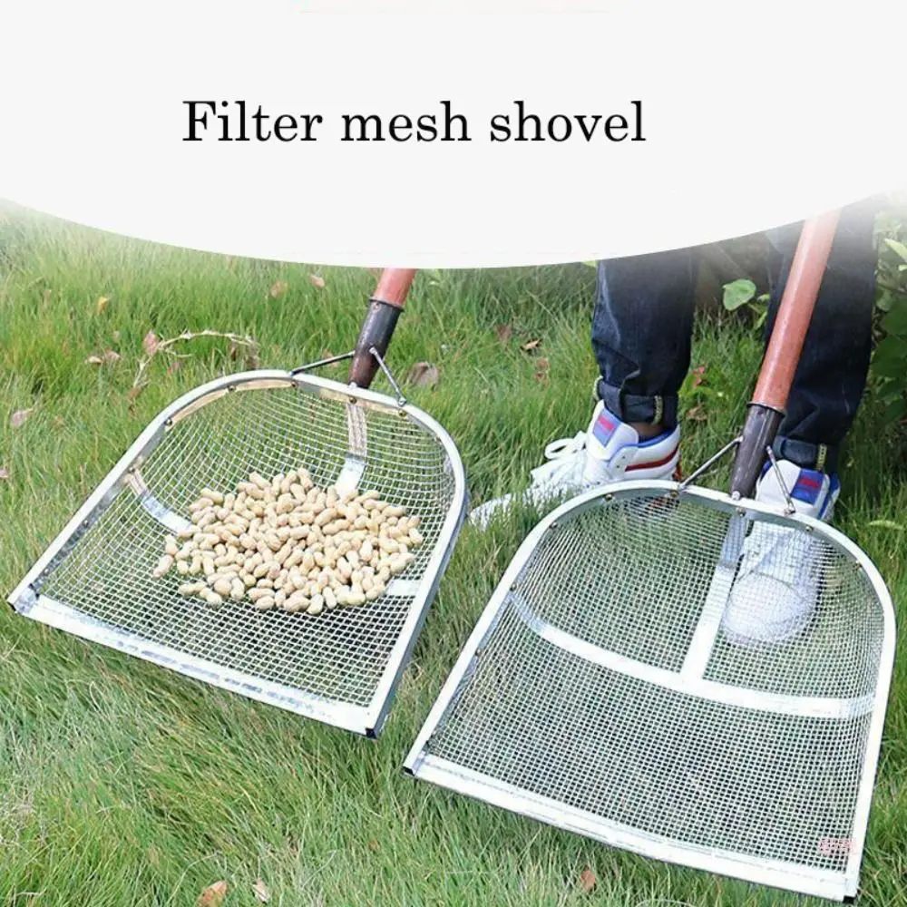 

Heavy-Duty Metal Leakage Sieve Filter Filter Mesh Agricultural Use Grain Sieve Sturdy Design Essential Tool Sand Stone Sieve