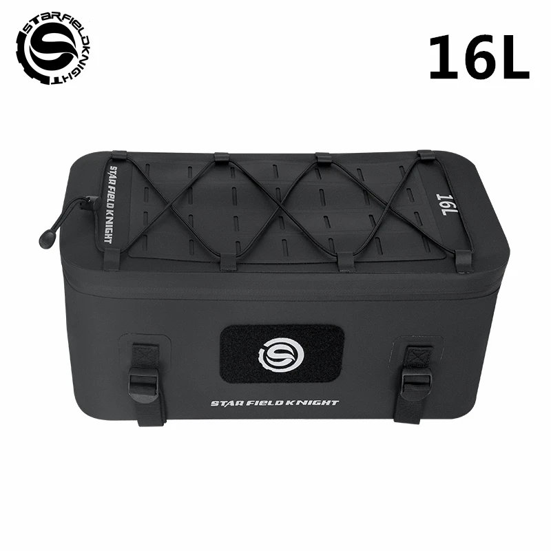 

Star Field Knight 16L Motorcycle Bag Waterproof Rear Seat Aluminum Box Capacity Expansion Box Suitcase Riding Equipment Luggage