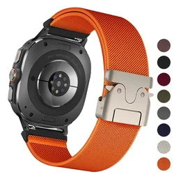 Braided Loop For Samsung Galaxy Watch 7 Ultra Strap 47mm Accessories Sport Nylon Bracelet Correa Galaxy Watch Ultra Band 47mm
