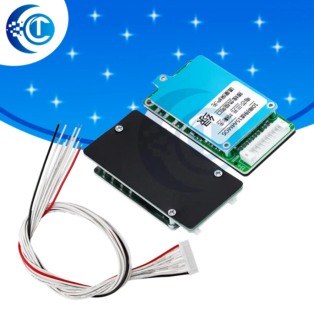 BMS 10S 36V 15A литий-ионный аккумулятор 18650, плата защиты аккумулятора, печатная плата с функцией баланса, защита от короткого замыкания