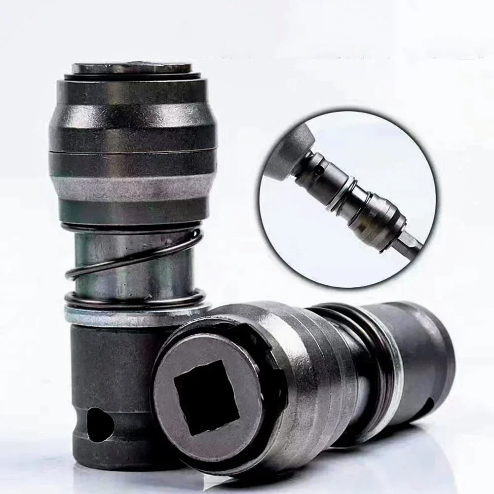 Chave de Broca Elétrica para Adaptador de Conversão de Martelo Elétrico Adaptador Quadrado Redondo Conversor Mandril para Catraca de Impacto Peças