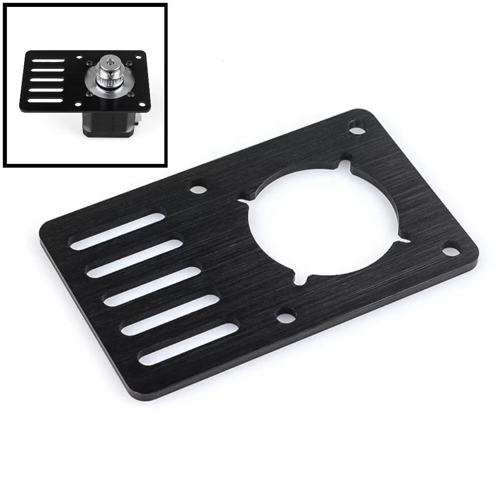 

4PCS Openbuilds 3mm Thickness Nema 23 Stepper Motor Mount Plate for V-Slot Aluminum Profile 3D Printer CNC Parts