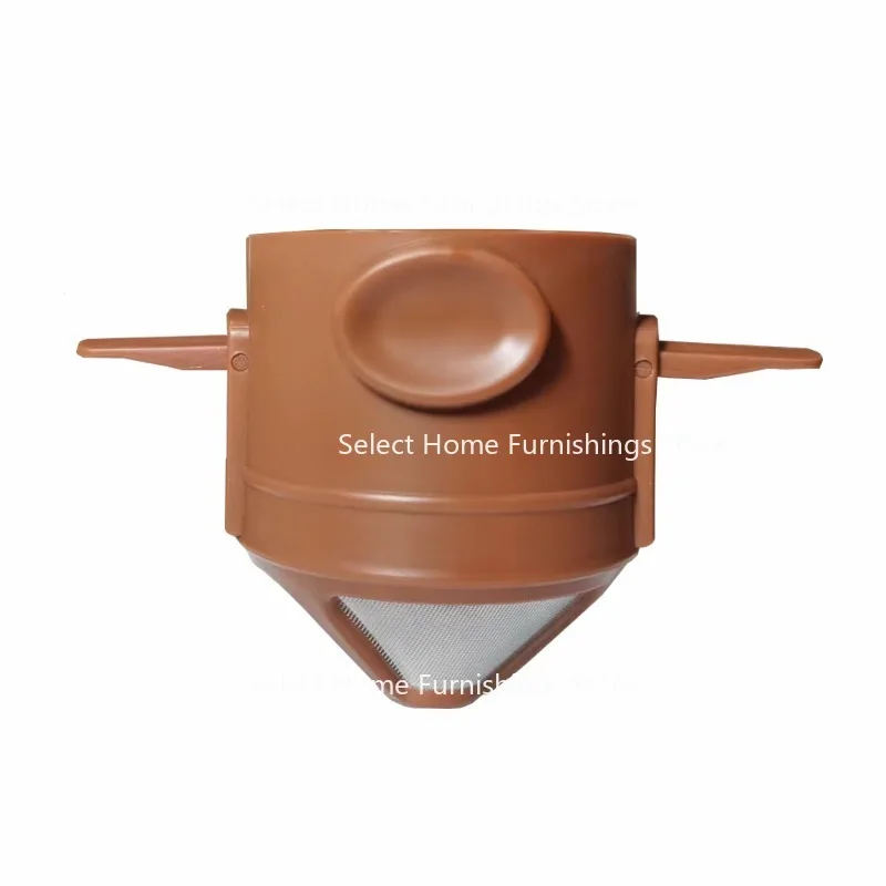 

Suitable for 304 Stainless Steel Coffee Filter, External Folding Filter Cup, Hand-flushed Double-layer Filter