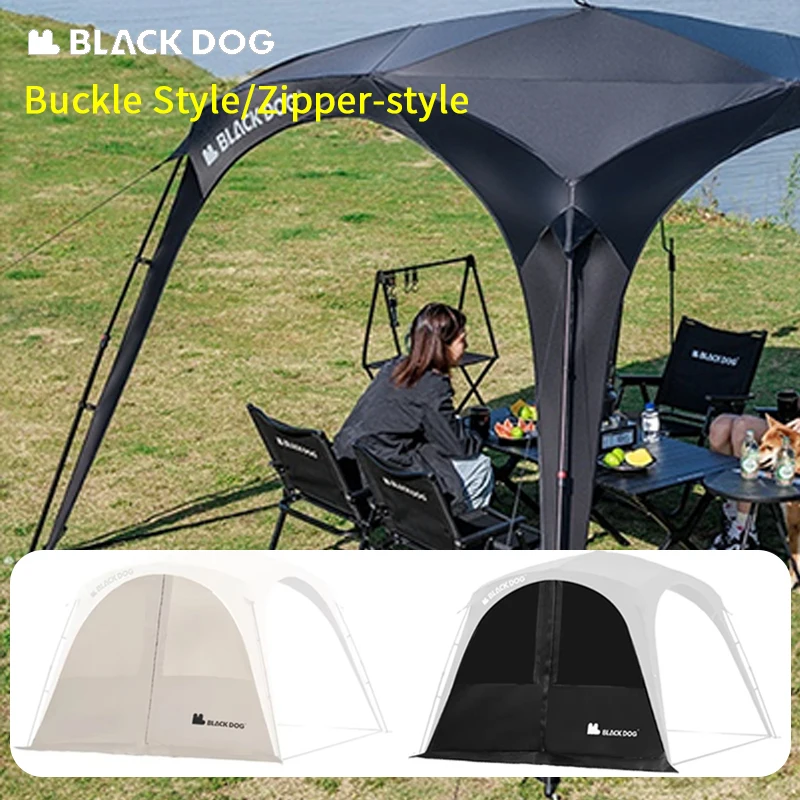 

Портативный купольный тент BLACKDOG 2-в-1: дверная шторка и навес от солнца (только аксессуары, без тента) для кемпинга и пикников на открытом воздухе