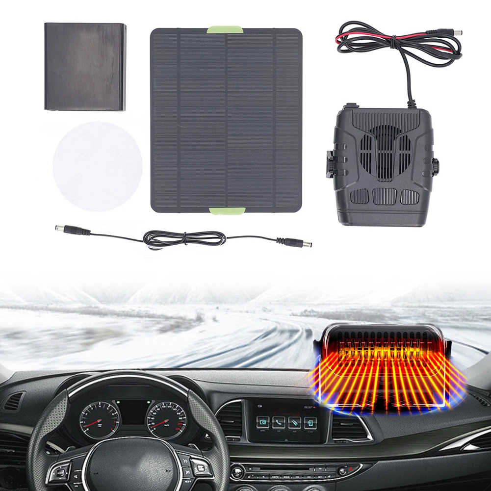 30W Solar Panel Heater And Charger Portable Winter Warmth For Cars And Pet House Heater Cord Length 100cm Car Accessories