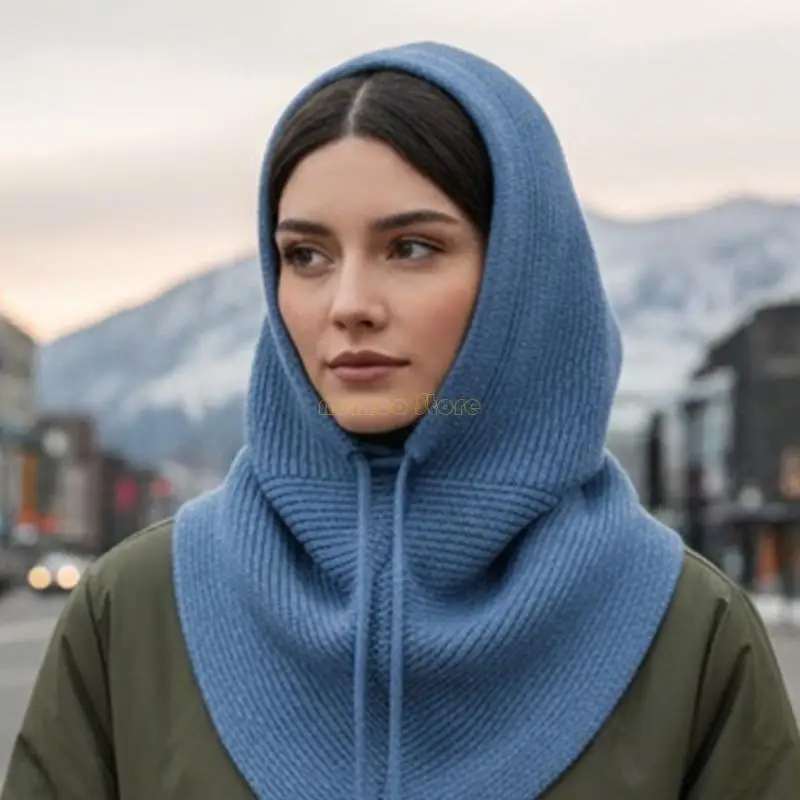 31BF Trapper Hat Thicken Balaclava Hat Warm Hat Winter Outdoor Costume Accessory Warm Ushanka Neck Warmer Trapper Hat