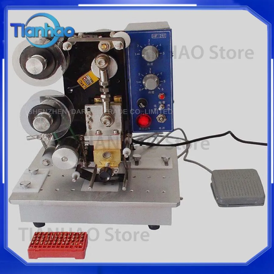 Electric Ribbon Coding Machine for HP-241B Batch Coding and Printing Machine