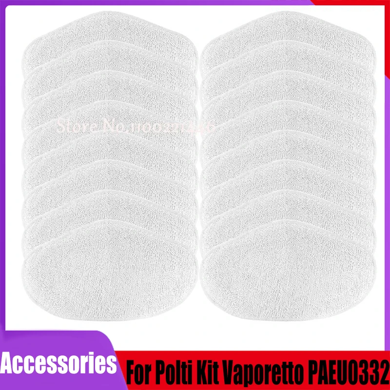 Accessories Washable Mop Cloth For Polti Kit Vaporetto PAEU0332 Steam Vacuum Cleaner Replacement Microfibre Mop Rags Spare Parts