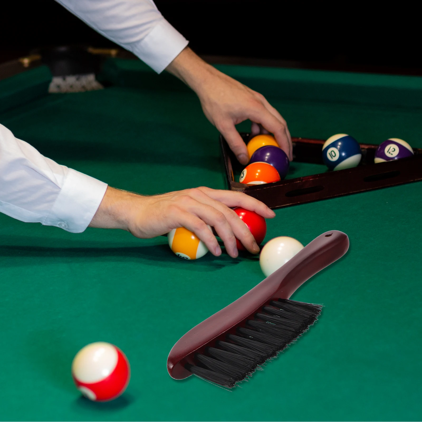 

Firm Pvc Gap Brush For Edge Corner Cleaning Billiard Maintenance Tool Pool Rail Brush Pool Table Felt Cleaner Billiard Table