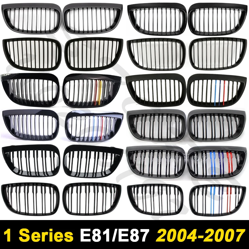 

for 2004-2007 E81 E87 1-Series BMW 116i 118i 120i 116d 118d 120d Front Kidney Grille Bumper Mesh Racing Grille