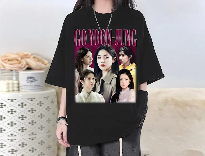 Vintage Go Yoon-jung Character T-Shirt, Go Yoon-jung Tee,  Trendy
