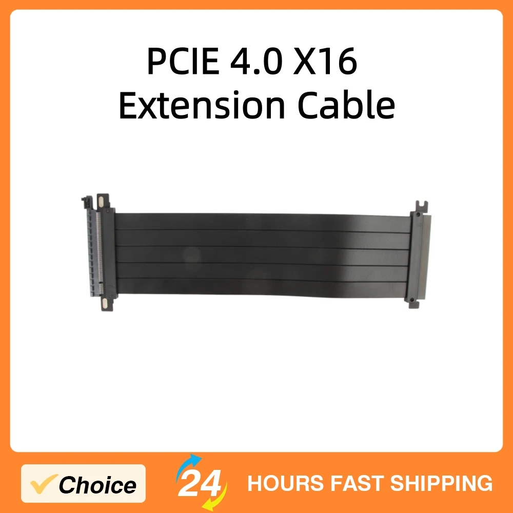 PCIE4.0 X16 Riser Cable Graphics Card Extension Cable for GeForce RTX 30 Series Radeon RX6000 Series X570 B550 Z590 Z690 Gen4