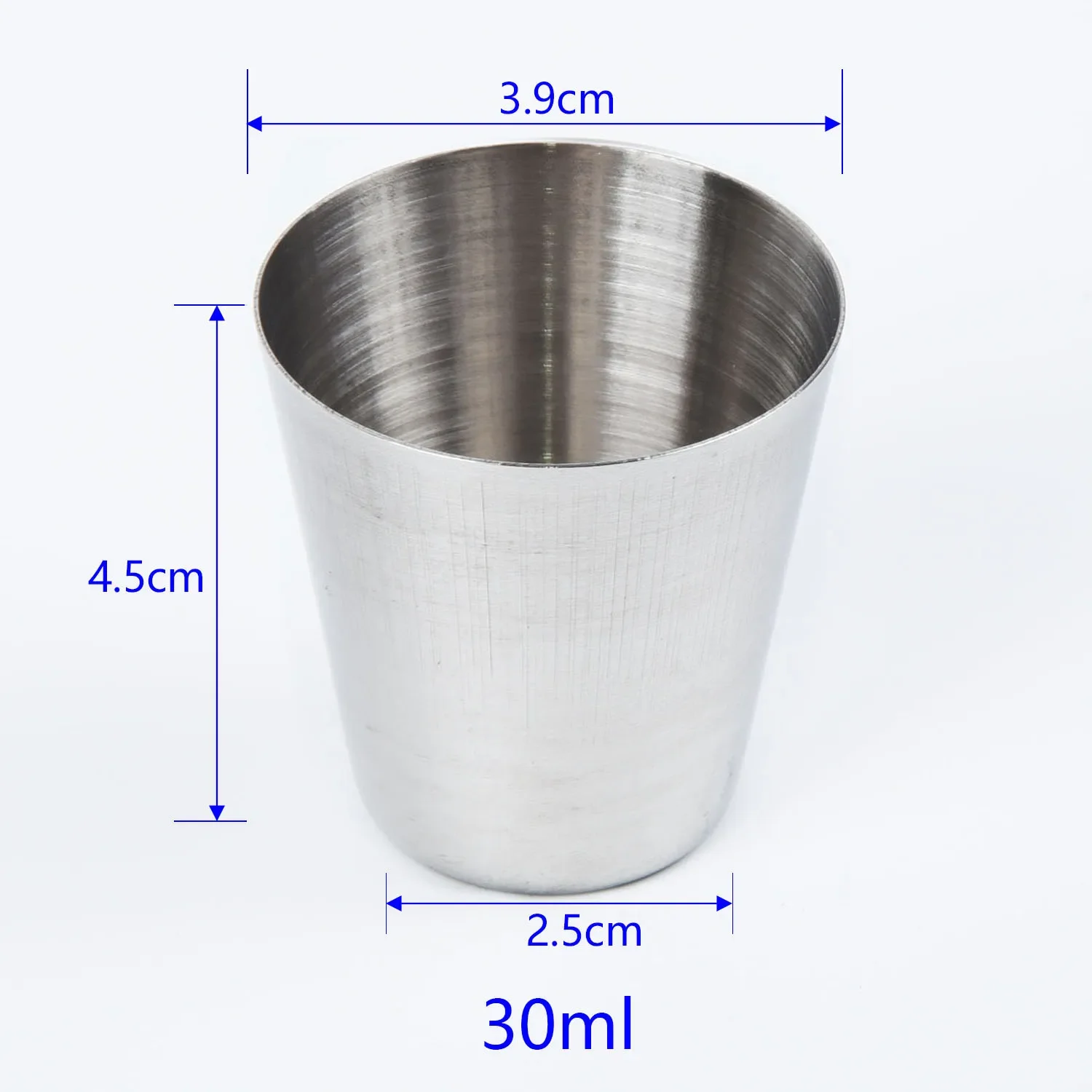 Tazza in metallo in acciaio inossidabile Tazze da birra Bicchiere da vino bianco Bicchiere da caffè Tazze da campeggio da viaggio Bere tazza da tè all'aperto 180ml 320m 30ml