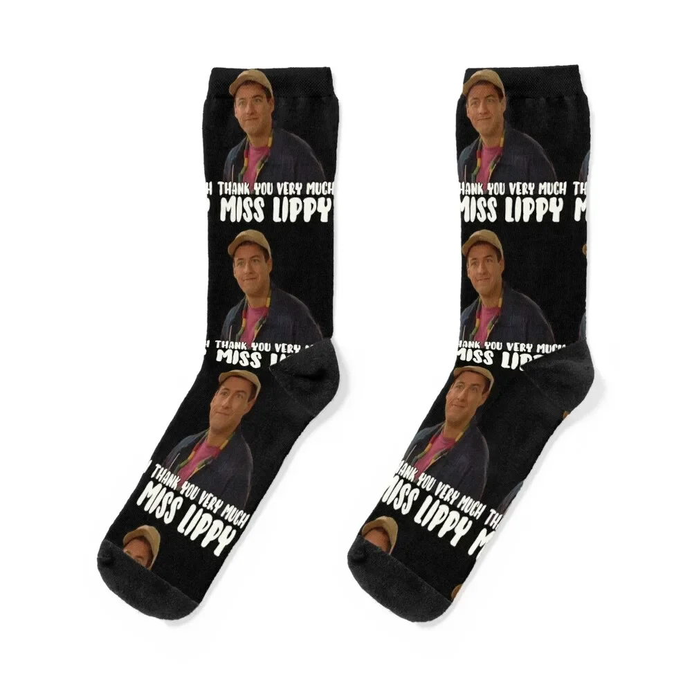 

“Thank you very much Miss Lippy” Billy Madison Socks Run summer hiking Designer Man Socks Women's