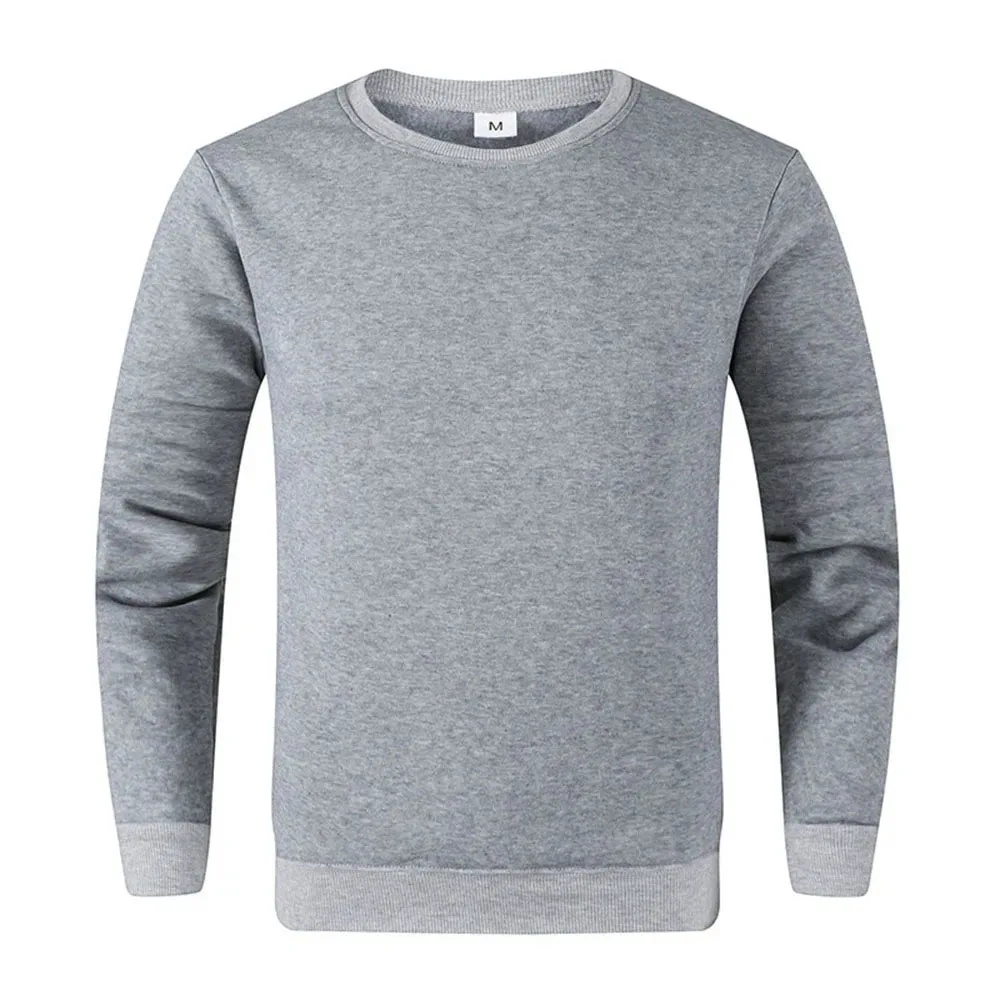 Herren Basic Pullover Casual Sweatshirts für Männer Frauen einfarbig Frühling Herbst Hoodie Sport Langarm Sweatshirt Techwear – Detail 9