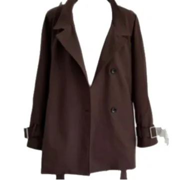 Trench da donna di media lunghezza, nuovo stile autunnale 2025, sensazione di fascia alta, vita stretta, legato, cappotto elegante da donna.