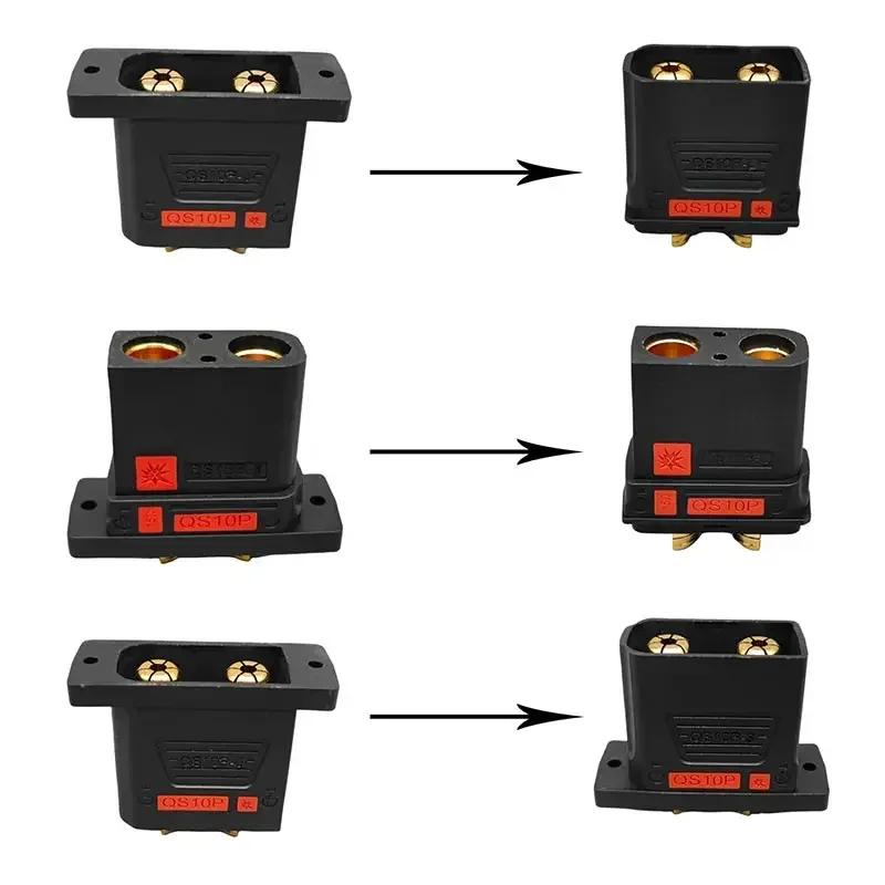 QS10 Series Battery Connector Anti-ignition Electric Vehicle Battery Terminal 210A QS10P-L-S-U Male Female Power Charging Plug