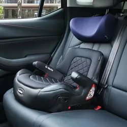 Besbet Children's Car Safety Seat 3-12 Year Old Booster Cushion Car Portable Simple Baby Seat Cushion ISOFIX