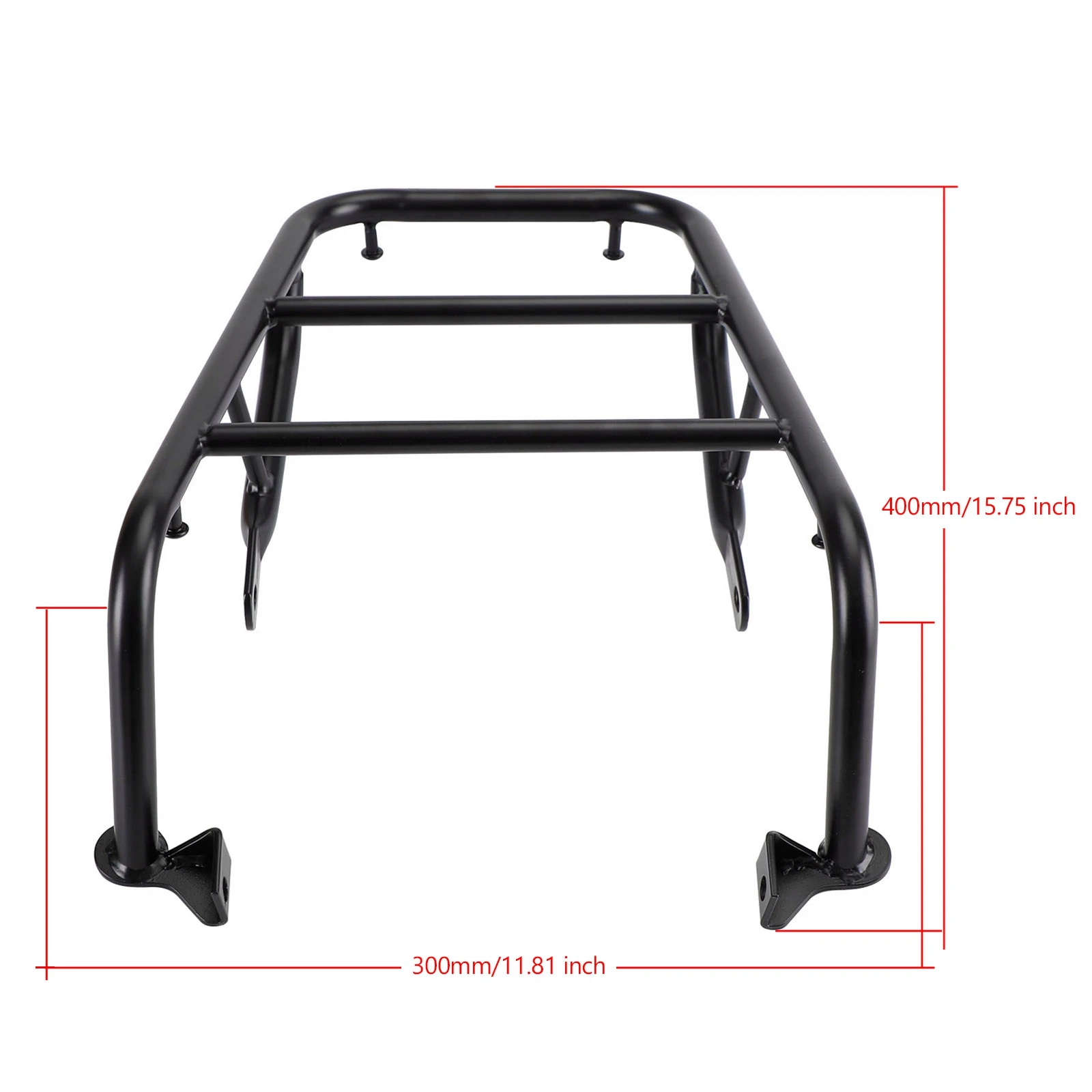 Topteng BLACK REAR LUGGAGE CARRY SUPPORT RACK FOR YAMAHA XT250 / SEROW / CERRO 2005-2022 Motorcycle Accessories