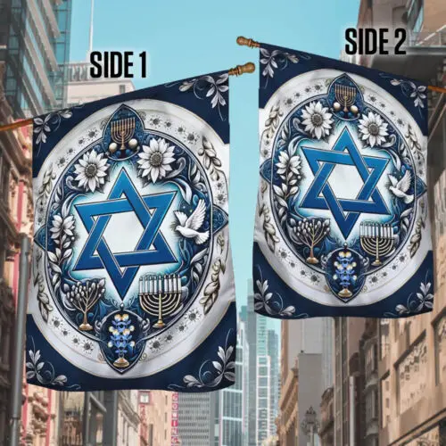 Jewish Israel Star of David Flag Garden Flag