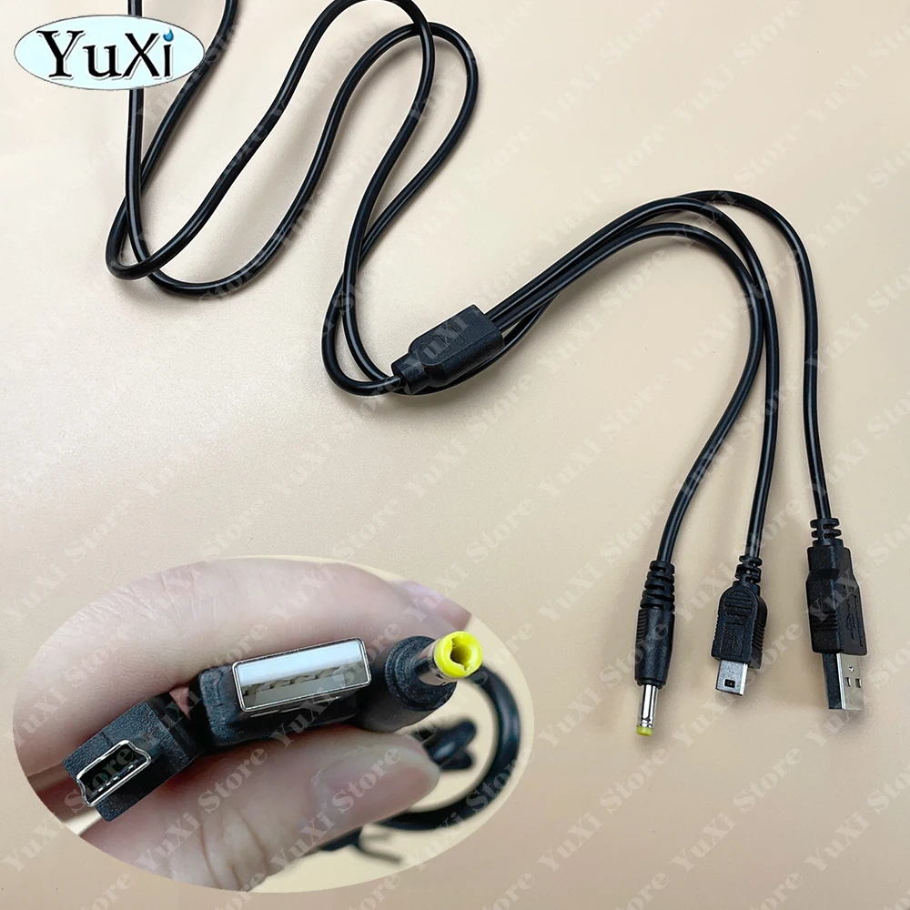 Charging USB Cable for PSP 1000/2000/3000 Data Transmission Power Charge Cable Cord For PSP 3001 3004 2001 2 in 1 USB Wire