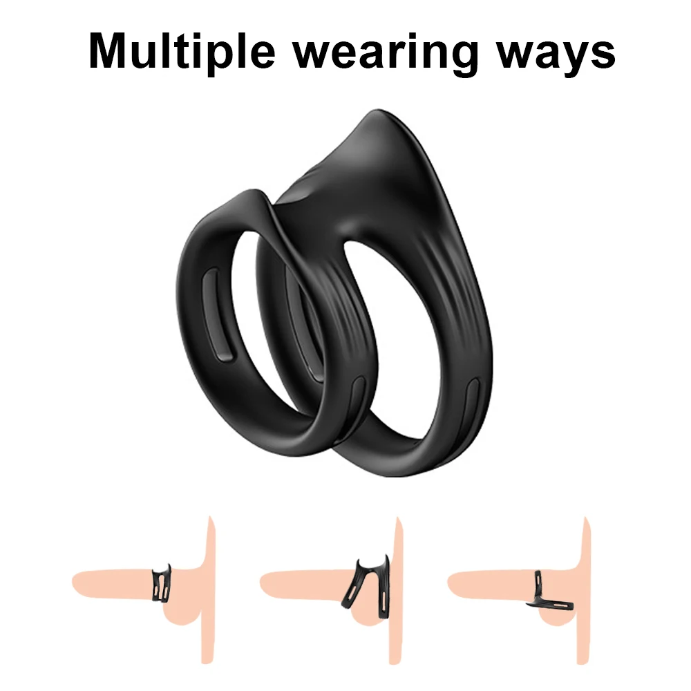 5 Style Penis Ring Male Locked Sperm Ring Prepuce Blocking Delayed Ejaculation Erect Enlarger Cock Ring Men Masturbation Toys