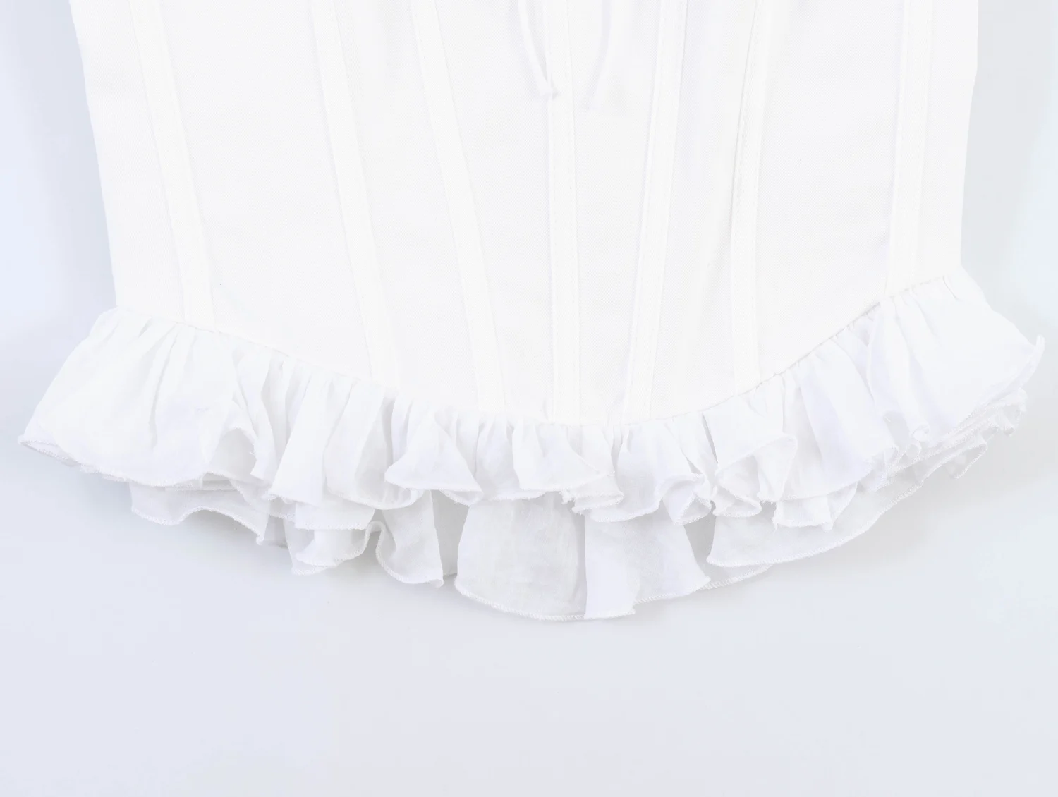 KONDALA Damen Elegantes Korsett-Camisole Sommer High-Street-Mode Laminiertes Saum-Top Neu 2026 Trendiges Freizeit-Oberteil für Damen – Detail 11