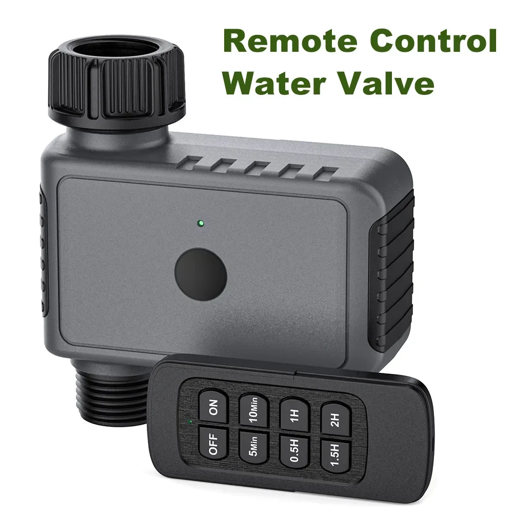 Haozee Smart Remote Control Water Timer 1-Outlet Intelligent Irrigation Watering System Garden Sprinkler Timer