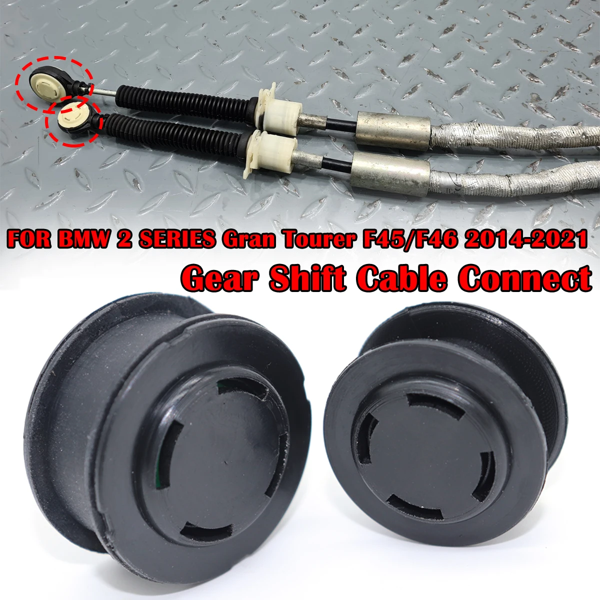 

FOR BMW 2 SERIES Gran Tourer F45 F46 MT Gearbox Shift Cable Linkage Control Bushing Gear Shifter Lever Selector End Rod Connect