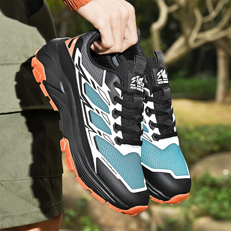 

Anti-fatigue Men Athletic Shoes Thick Soft Breathable Insole Resilient Sole to Reduce Foot Pressure All Day Long