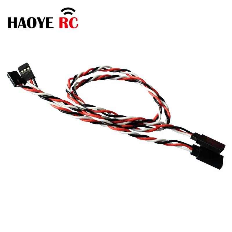 

Haoye 2pcs L320mm L420mm Servo Extension Y Cable 22AWG 60core For Futaba JR Anti-interference Servo For RC Helicopter Part