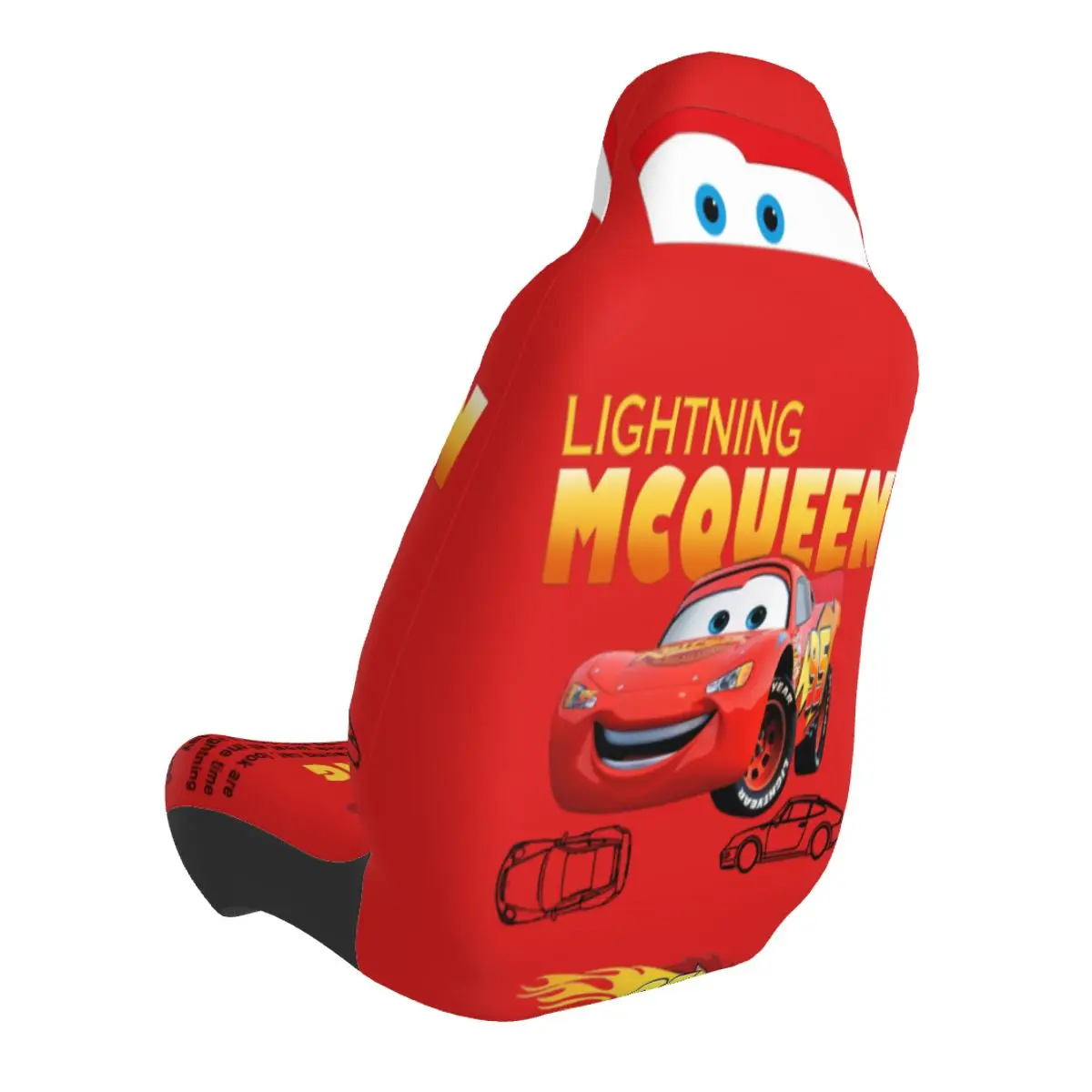 Sally relâmpago mcqueen 95 capa de assento de carro durável capas de assento 1 peça universal apto para caminhões carros sedans